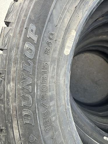 Шины 185 / 60 / R 15, Зима, Б/у, Комплект, Легковые, Япония, Dunlop at lalafo.kg Шины 185 / 60 / R 15, Зима, Б/у, Комплект, Легковые, Япония, Dunlop