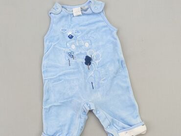 legginsy z lampasem srebrnym: Dungarees, 0-3 months, condition - Very good