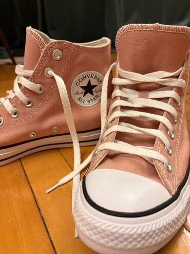 детские высокие кеды: Converse Chuck Taylor All Star, yüksək boğazlı krossovkalar – açıq