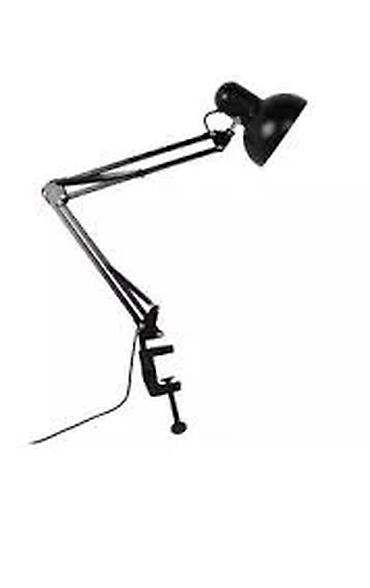 yorga: Qara Stolüstü Çıraq 292121 (Black Office Lite) Minimalist dizayna və — 1