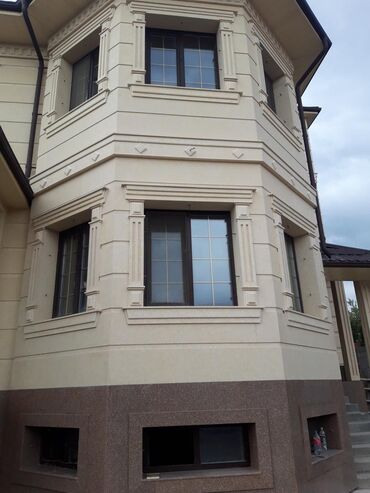 Фасадные работы: Ремонт фасада, Утепление фасада, Фасадный декор | Лепнина, Балясины, Молдинг | Жидкий травертин, Клинкерная плитка, Мрамор | Penoplex, Пенополиуретан, Базальт Больше 6 лет опыта — 18