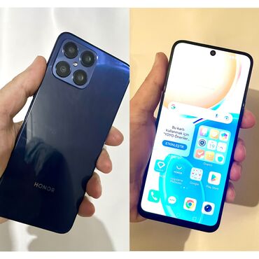 honor 8x: Honor 8X, 128 GB, rəng - Mavi, Barmaq izi