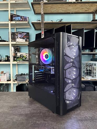 Компьютер, ядер - 12, ОЗУ 16 ГБ, Для несложных задач, Б/у, Intel Core i5, AMD Radeon RX 6600 XT, SSD