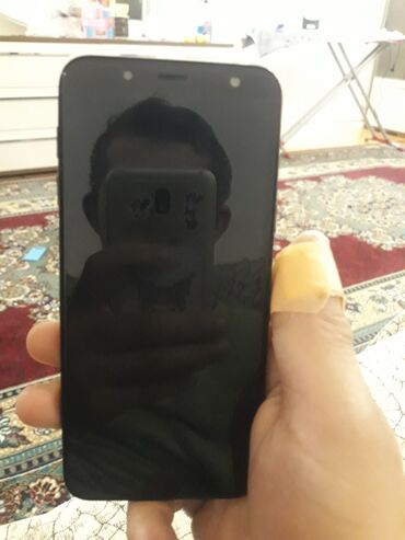 samsun a35: Samsung Galaxy J6 Plus, 64 GB, rəng - Qara, Sensor, Barmaq izi, Simsiz şarj