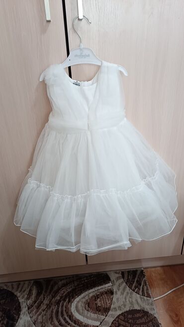 caramell: Детское платье, цвет - Белый