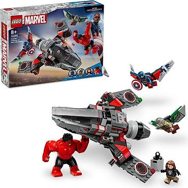 lego spiderman vs: LEGO Marvel – Captain America vs. Red Hulk Battle (76292) - Yaş — 2