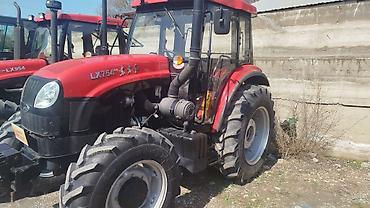 Тракторы Dongfanghong: Колёсные тракторы Dongfeng (серия LX/MF), красного цвета, с кабиной — 2