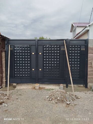 Откатные ворота: Ворота Бишкек принимаем заказы+ доставка и установка — 22