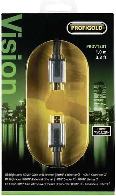 Aksesoari za TV i video: PROFIGOLD Vision PROV1201 HDMI kabl – 1,0 m (3,3 ft) - High Speed — 3