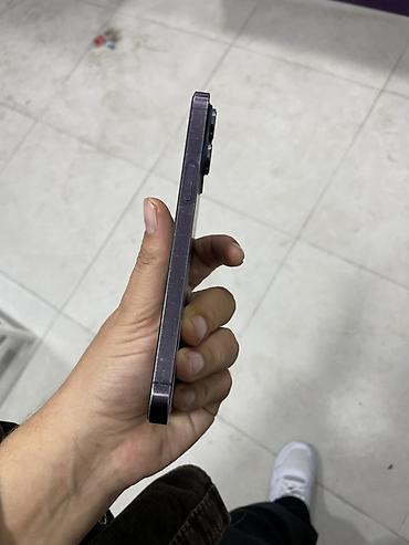 ayfon 8 pulus: IPhone 14 Pro Max, 256 GB, Deep Purple, Zəmanət, Barmaq izi, Simsiz şarj — 1