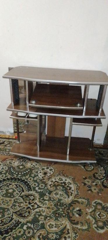 ТВ-стенды: TV stendi / media konsolu - Material: laminat taxta səthlər, metal — 2