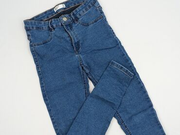 spódnice jeansowe z przetarciami czarne: Jeansy damskie, rozmiar M