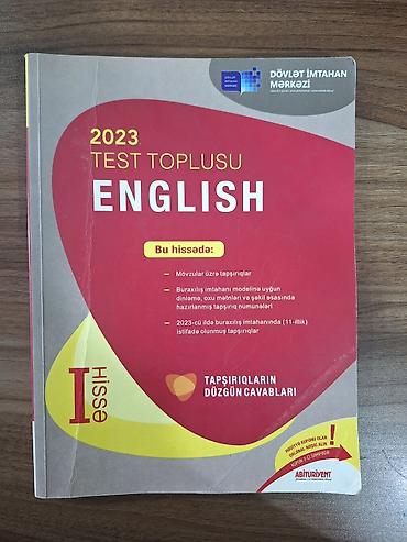Testlər: Məhsul: 2023 “Test Toplusu – English” (DİM) – I və II hissə — 1