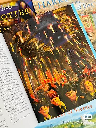белая ночь: Иллюстрированное издание «Harry Potter» (англ. язык) — набор из 4 книг — 9