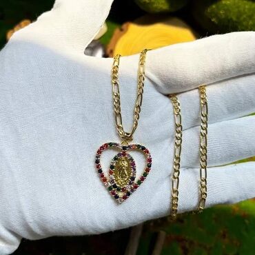 Ogrlice: Ogrlica sa priveskom, Materijal: Hirurški čelik, Cirkon — 6