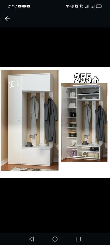 Dolablar: Yeni, Açılan, 2 qapılı Düz dolab, Dəhliz dolabı, Türkiyə — 13