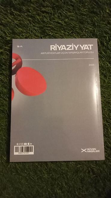 məsəllər: Riyaziyyat – Abituriyentlər üçün tapşırıqlar toplusu (2025) — 2