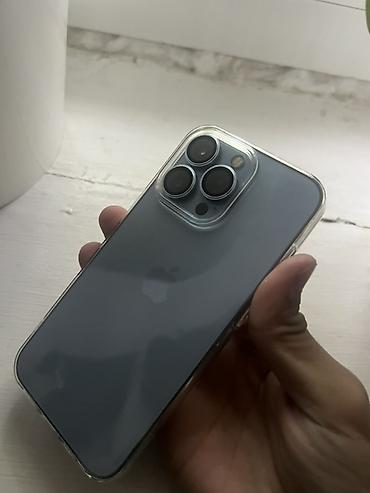 samsung a52s: IPhone 13 Pro, Б/у, 128 ГБ, Голубой, Чехол, 74 % — 1