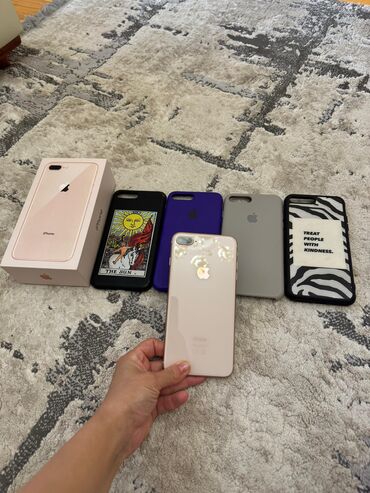 iphone 6s plus satilir: IPhone 8 Plus, 64 GB, Qızılı, Barmaq izi