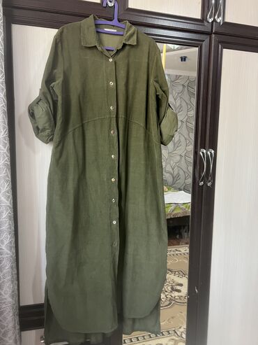 Повседневные платья: Повседневное платье, Турция, Осень-весна, Длинная модель, Платье-комбинация, L — 4