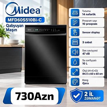 Qabyuyan maşın Midea, Tam qabaritli (60 sm.), Ayrıca dayanan, Yeni