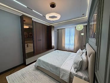 Продажа квартир: 2 комнаты, 80 м², Асанбай мкр Элитка, 14 этаж, Дизайнерский ремонт — 6