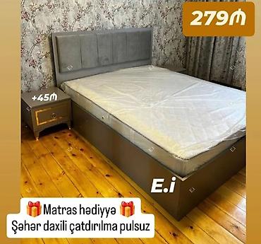 tumba modelleri: Yataq dəsti – müxtəlif modellər - Klassik və modern başlıqlı, taxta — 4