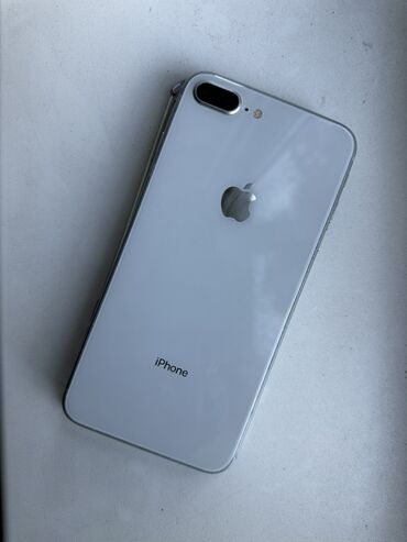 телефон айфон 7 8: IPhone 8 Plus, Б/у, 64 ГБ, Белый, Чехол