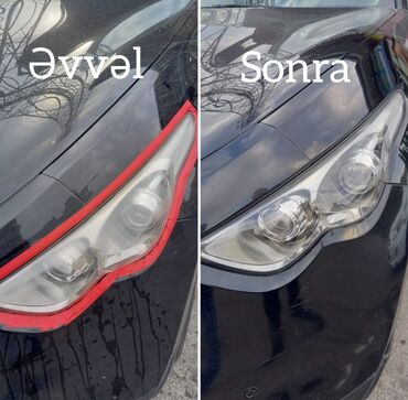 Avtoyumalar: Saralmiş, çirklənmiş, şəffafligi itmiş faralarin və arxa stoplarin — 5