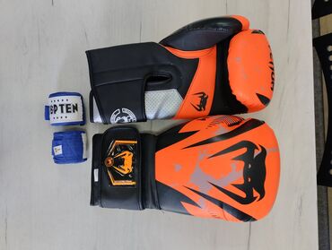 быстрые бинты: Боксерские перчатки Venum 14oz Боксерские перчатки: 1350с (новый)