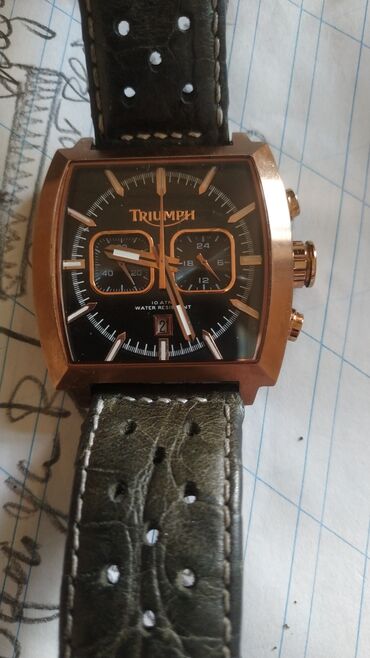 кожанный ремешок: Продаю часы TRIUMPH 3025 в отличном состоянии. Кожаный ремешок