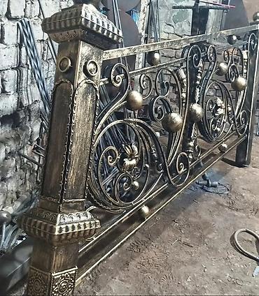 Изготовление перил: Изготовление перил Материал: Кованное железо, Наружные, Бесплатный замер — 118