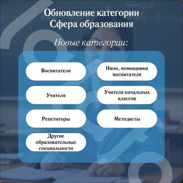 Другие образовательные специальности: Обновленный каталог в категории "Сфера образования" Мы рады