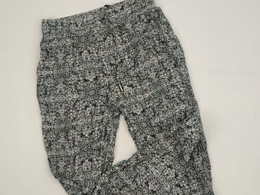 rajstopy czarne z wzorem: Sinsay, Material trousers for women, size S (EU 36)