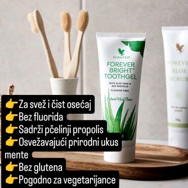 lidl prsluk sa dva lica: Forever Bright Toothgel je pasta za zube sa aloe verom i pčelinjim