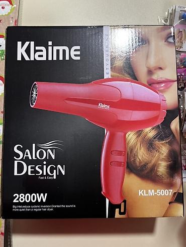 su dalgasi fen: Klaime saçqurudan – model KLM-5007 - Güc: 2800W - Salon Design – — 1