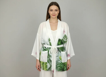 szlafroki damskie polskie: Kimono, Szlafrok, rozmiar S