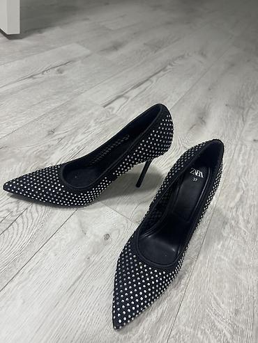 zara каблуки: Туфли, 37, Zara, Новый, цвет - Черный — 1