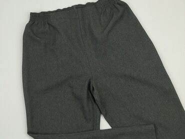 spodnie materialowe czarne: Material trousers, 14 years, 164, condition - Good