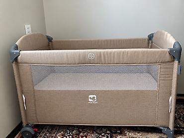 xalca kilim: COOL BABY qatlanan uşaq çarpayısı / playpen - Rəng: bej - Material — 1
