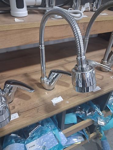 Mətbəx kranı – çevik “gooseneck” borulu, tək qollu qarışdırıcı - at lalafo.az — 2 Mətbəx kranı – çevik “gooseneck” borulu, tək qollu qarışdırıcı - — 2