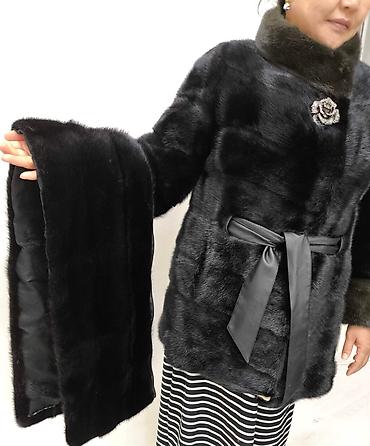 Шубы: Шуба, Норка, По колено, Италия — 8