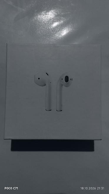 ноутбуки acer бишкек: Зымсыз ичине салынуучу кулакчындар, Apple, AirPods 2, Жаңы — 1