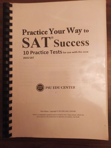 Testlər: SAT hazırlıq kitabları — 3