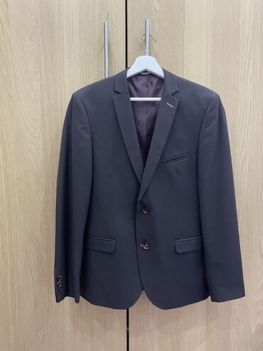 мужской льняной костюм: Костюм S (EU 36), цвет - Коричневый