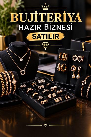 Готовый бизнес: Bujuteriya üzrə hazır biznes satılır. Məhsul portfeli: - 1900 eded — 1