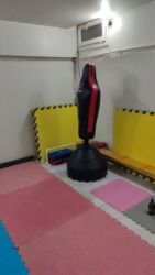 Əlcəklər: Zərbə vurmaq üçün idman avadanlığı – sərbəst dayanan maneken