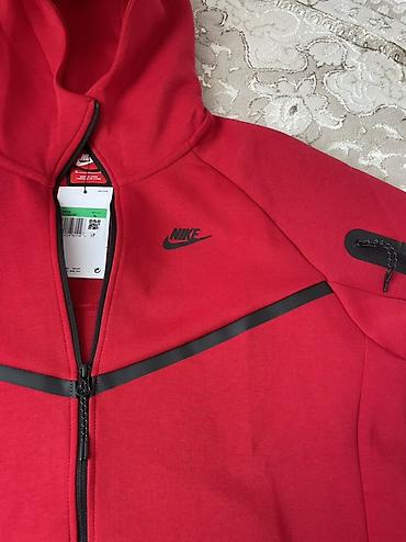 nike tech flecee: Мужской спортивный костюм, XL, Nike, Новый, цвет - Красный, Платная доставка — 2
