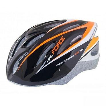 shimano technium najlon: KACIGA FORCE HAL, CRNO-ORANGE-BELA, L/XL | 19 rupa, sadrži beli i — 1