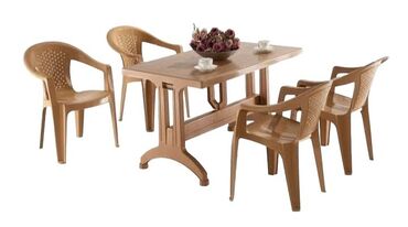 Bağ, çöl masa və oturacaq dəstləri: Stol-stul desti 6 neferlik set - 145 AZN 4 neferlik setde var - 85 — 2